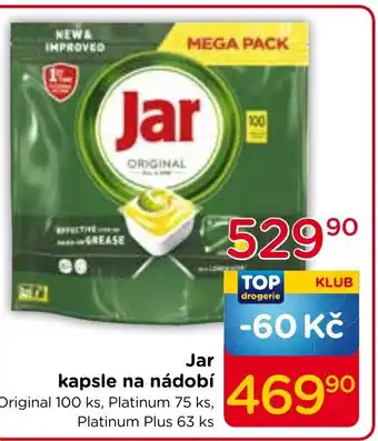 TOP drogerie Jar kapsle na nádobí nabídka