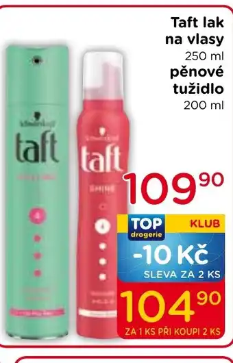TOP drogerie Taft lak na vlasy nabídka