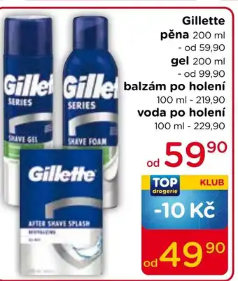 TOP drogerie Gillette pěna nabídka