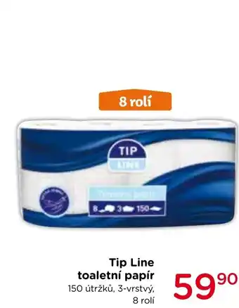 TOP drogerie Tip Line toaletní papír nabídka