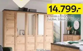 XXXLutz SKŘÍŇ S OTOČNÝMI DVEŘMI, ŠÍŘKA CCA 255 CM nabídka