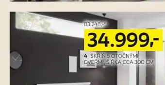 XXXLutz SKŘÍŇ S OTOČNÝMI DVEŘMI, ŠÍŘKA CCA 300 CM nabídka