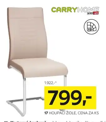 XXXLutz HOUPACÍ ŽIDLE, CENA ZA KS nabídka