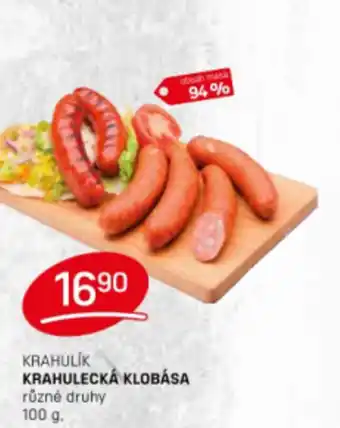 Flop KRAHULIK KRAHULECKÁ KLOBÁSA nabídka