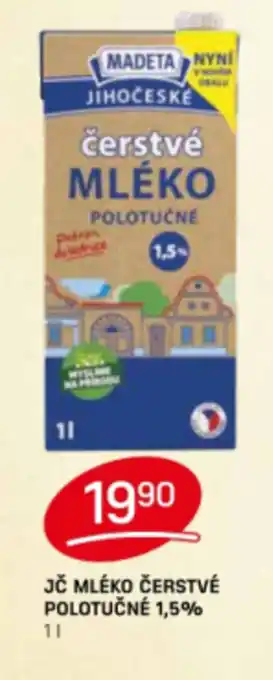 Flop JČ MLÉKO ČERSTVÉ POLOTUČNÉ 1,5% nabídka