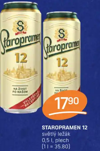 Flop STAROPRAMEN 12 nabídka