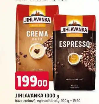 Trefa Jihlavanka espresso mletá káva 1000g nabídka