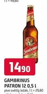 Trefa Gambrinus patron 12 0,5 l nabídka