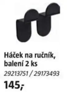 Bauhaus Háček na ručník, balení 2 ks nabídka