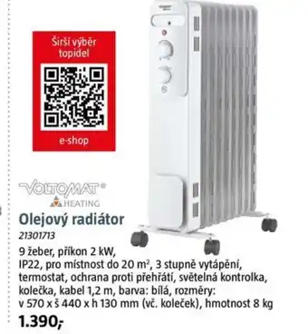 Olejový radiátor