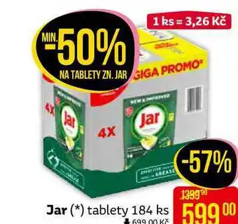 Teta Jar kapsle do myčky 184ks, vybrané druhy nabídka