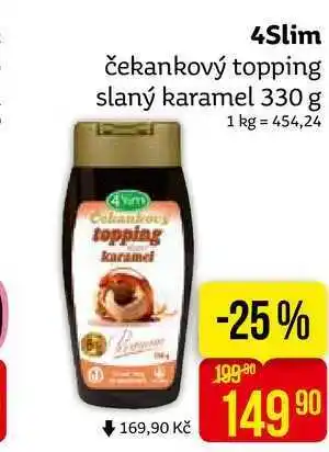Teta 4slim čekankový topping slaný karamel 330 g nabídka
