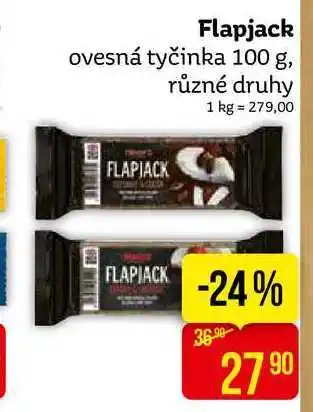 Teta Flapjack ovesná tyčinka 100 g, různé druhy nabídka