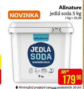 Teta Allnature jedlá soda 5 kg nabídka