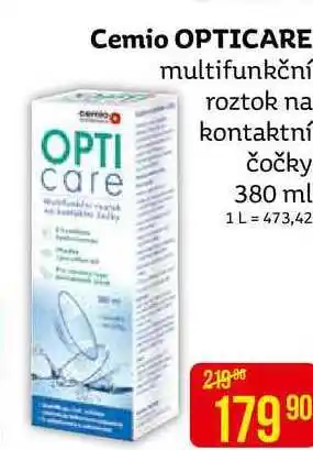 Teta Cemio opticare multifunkční roztok na kontaktní čočky nabídka