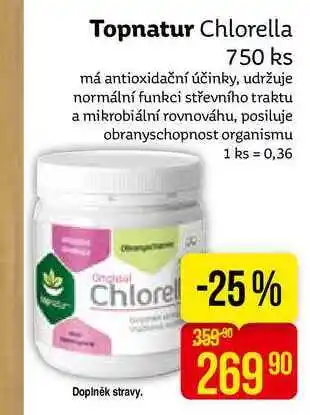 Teta Topnatur chlorella 750 ks nabídka