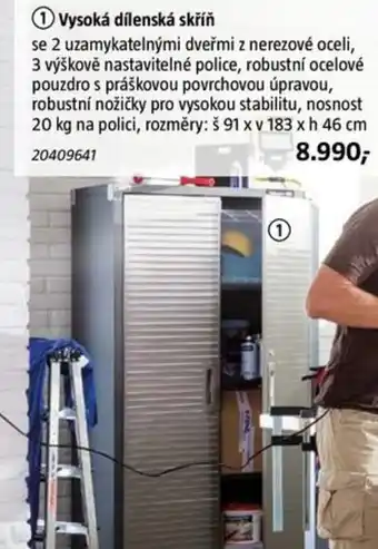 Bauhaus Vysoká dílenská skříň nabídka