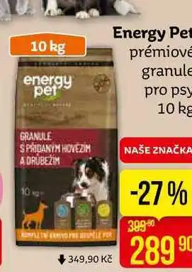 Energy pet prémiové granule pro psy 10 kg