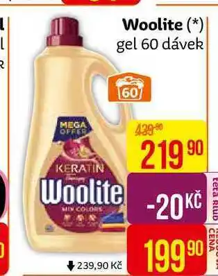 Teta Woolite prací prostředek 60 dávek, vybrané druhy nabídka