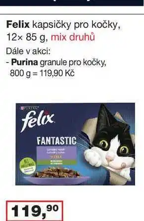 Ráj drogerie Felix kapsičky pro kočky, 12x 85 g nabídka
