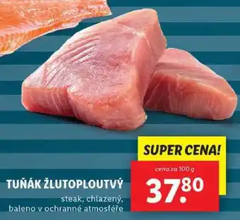 Lidl Tuňák žlutoploutvý, cena za 100 g nabídka