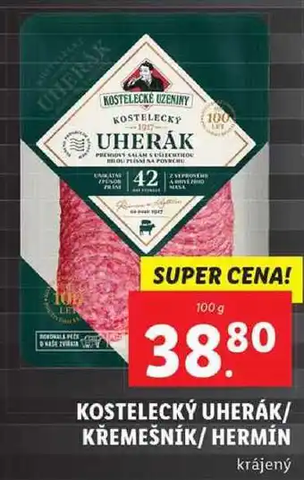 Lidl Kostelecký uherák/křemešník/hermín, 100 g nabídka