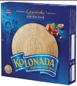 Lidl Opavia kolonáda tradiční lázeňské oplatky a trojhránky 175-200g, vybrané druhy nabídka