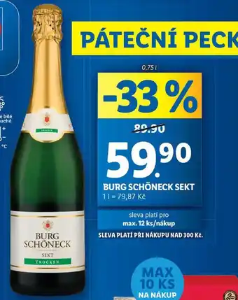 Lidl Burg schöneck, 0,75 l nabídka