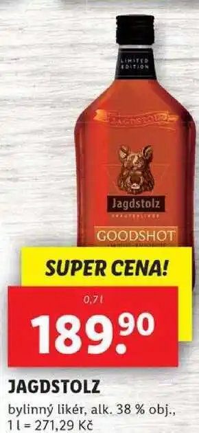 Lidl Jagdstolz, 0,7 l nabídka
