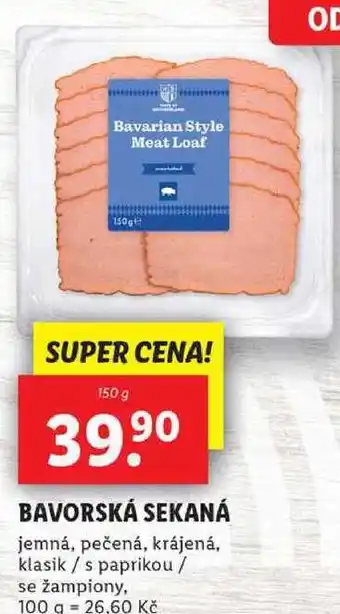 Lidl Bavorská sekaná, 150 g nabídka