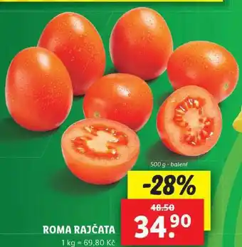 Lidl Roma rajčata, 500 g nabídka
