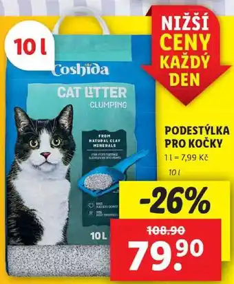 Lidl Podestýlka pro kočky, 10 l nabídka