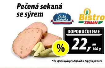 ZEMAN Pečená sekaná se sýrem, 100 g nabídka