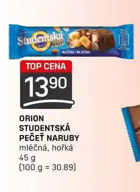 Flop Orion studentská pečeť naruby mléčná, hořká 45 g nabídka
