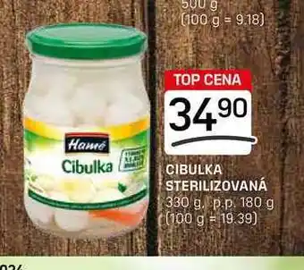 Flop Cibulka sterilizovaná 330 g. p.p. 180 g nabídka