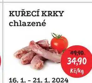 RABBIT řeznictví Kuřecí krky chlazené 1kg nabídka