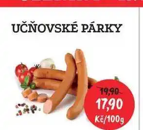 RABBIT řeznictví Učňovské párky 100g nabídka