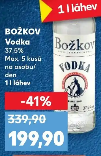 Kaufland BOŽKOV Vodka nabídka