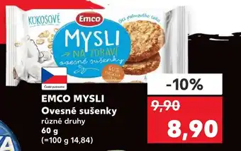 Kaufland EMCO MYSLI Ovesné sušenky nabídka