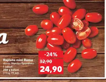 Kaufland Rajčata mini Roma nabídka