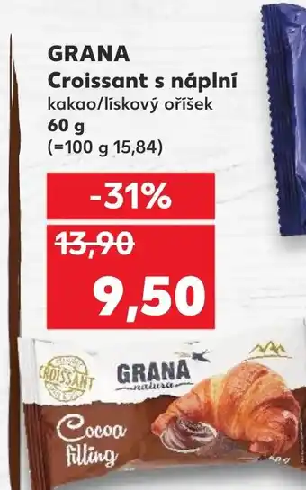 Kaufland GRANA Croissant s náplní nabídka