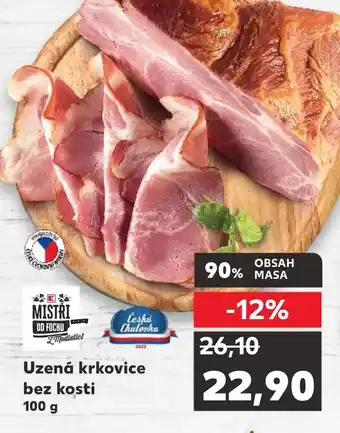 Kaufland Uzená krkovice bez kosti nabídka