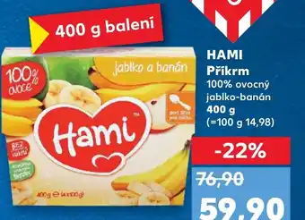Kaufland HAMI Příkrm nabídka