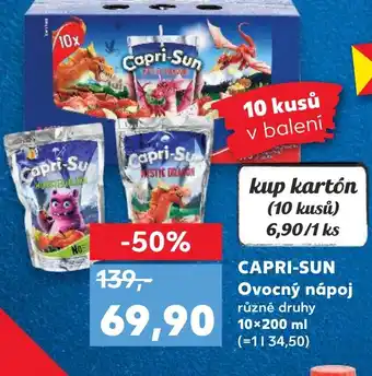 Kaufland CAPRI-SUN Ovocný nápoj nabídka