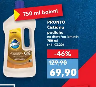 Kaufland PRONTO Čistič na podlahu nabídka