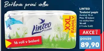 Kaufland LINTEO Toaletní papír nabídka