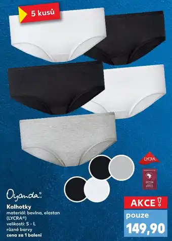 Kaufland Kalhotky nabídka
