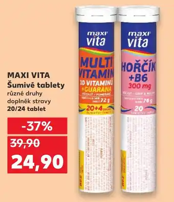 Kaufland MAXI VITA Šumivé tablety nabídka