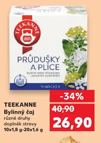 Kaufland TEEKANNE Bylinný čaj nabídka