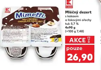 Kaufland Mléčný dezert nabídka
